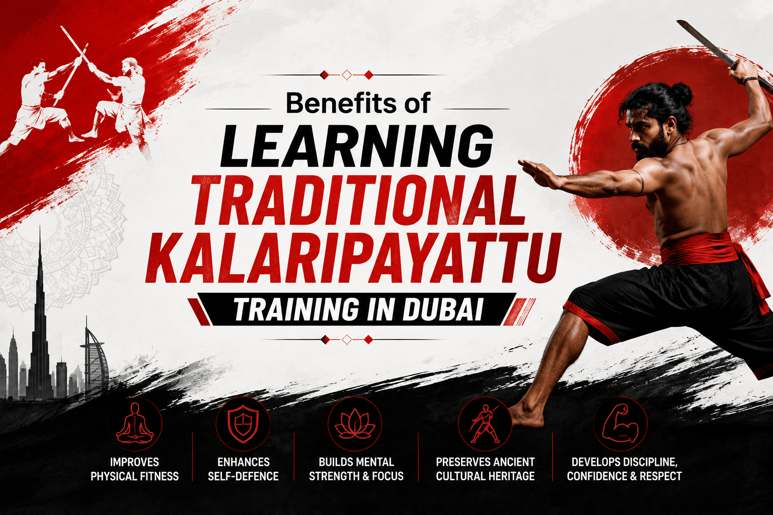 Kalaripayattu training in Dubai